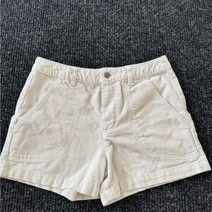 Patagonia Women's Tan Corduroy Cargo Shorts